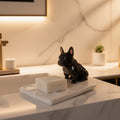 Frenchie 3D Ceramic Art Palette — Hand-Painted