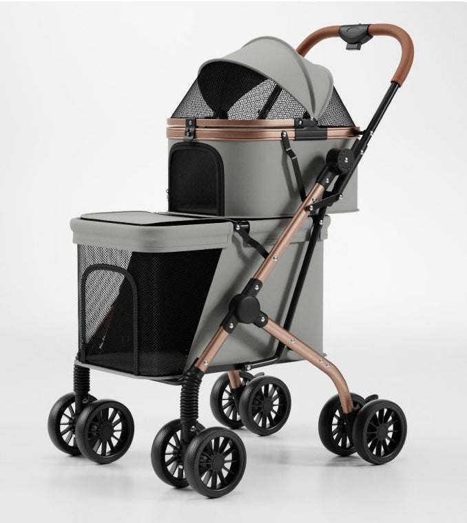 Grey stroller