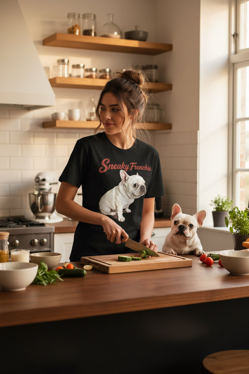 Sneaky Frenchie Graphic Tee