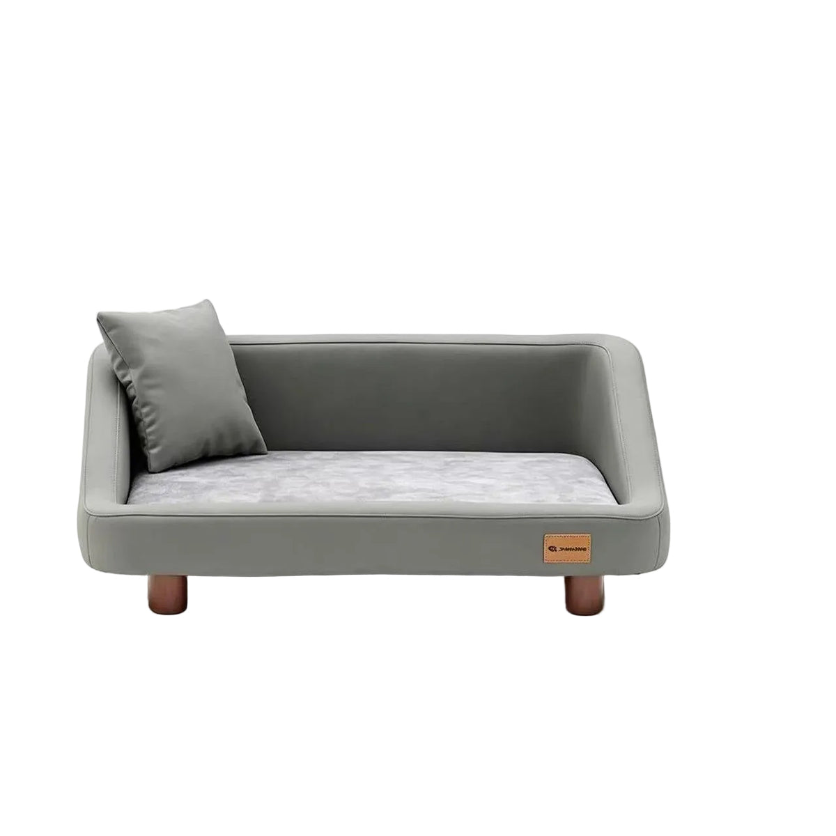 Light grey sofa-style pet bed — color introduction