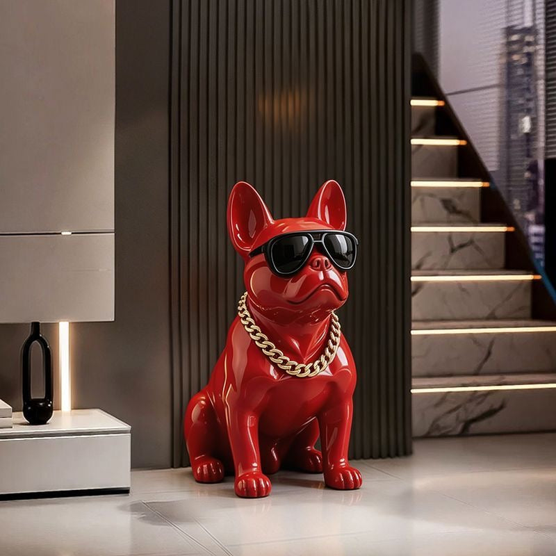 Large Frenchie Floor Statue