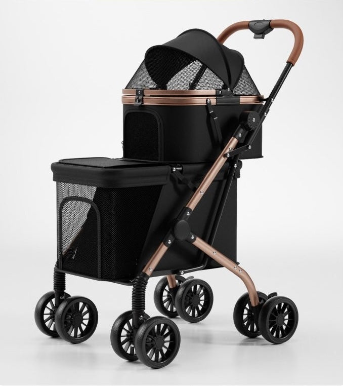 Black front stroller