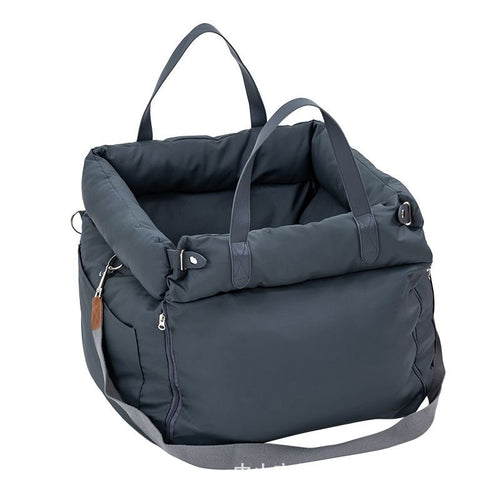 Grey charcoal booster carrier studio view