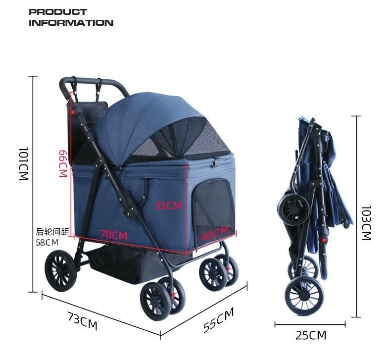Large Space Pet Stroller — Additional Listing Photo 2