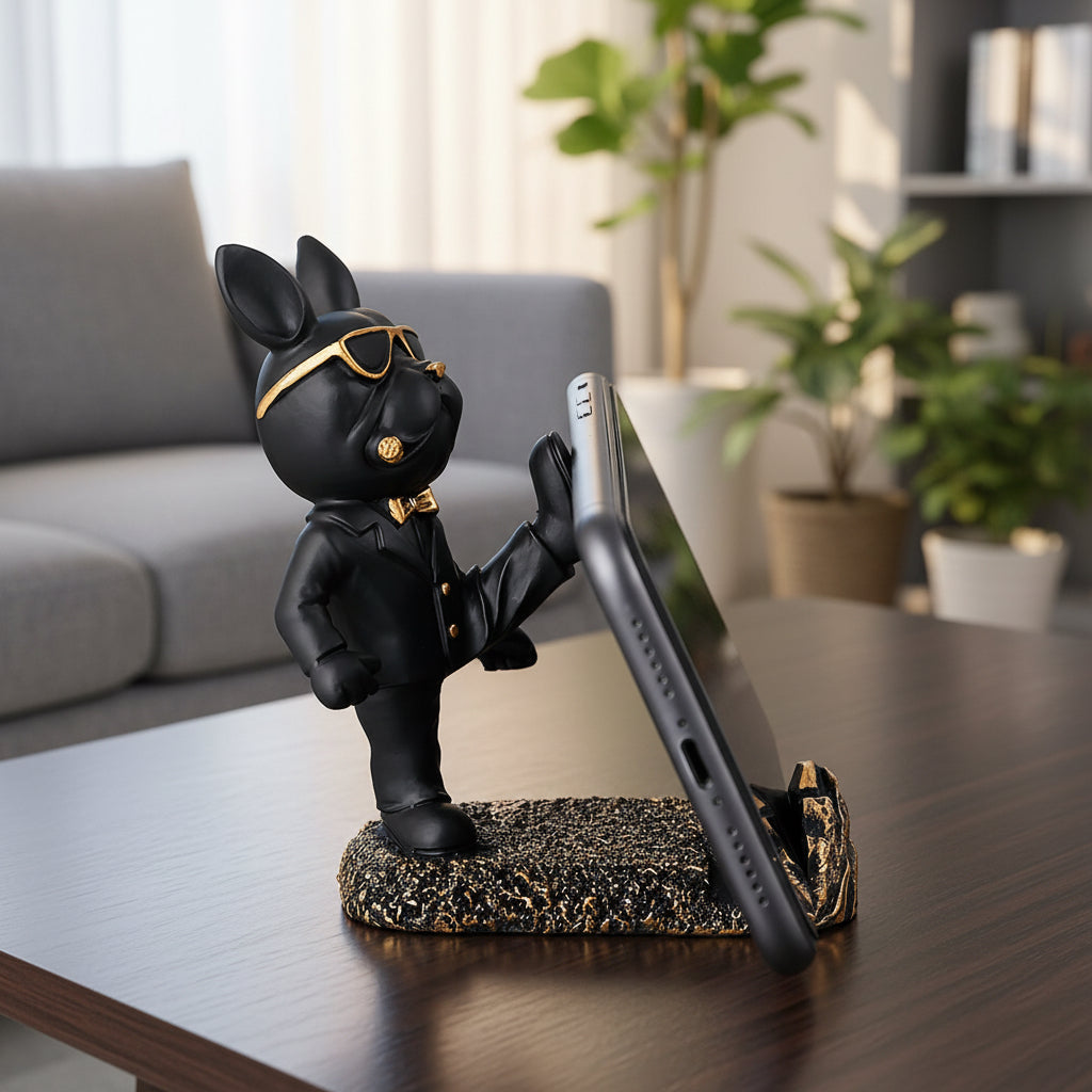Dapper Frenchie Phone Stand