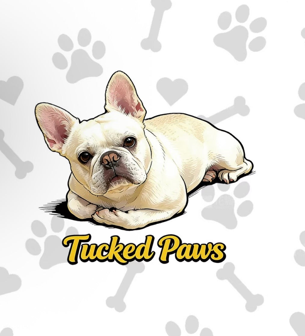 Tucked Paws Frenchie graphic