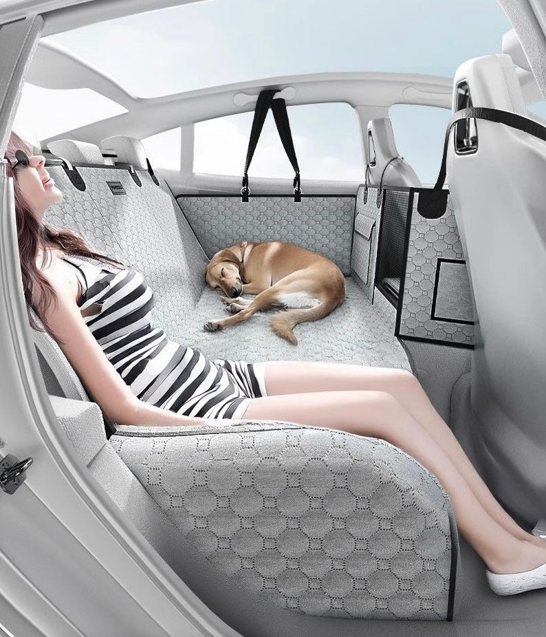Pet Car Seat Cover with Hard Floor