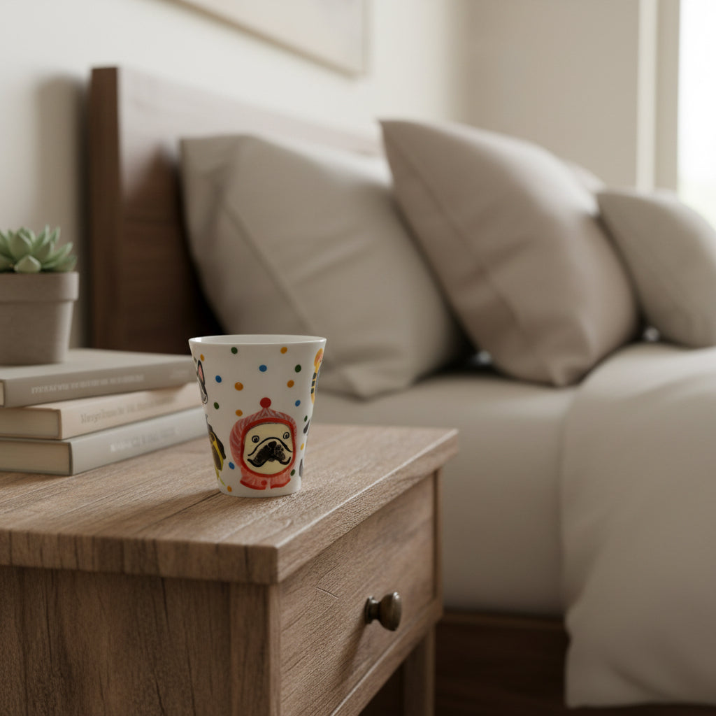 Frenchie Polka Dot Owner's Cup — Hand-Painted — category lifestyle