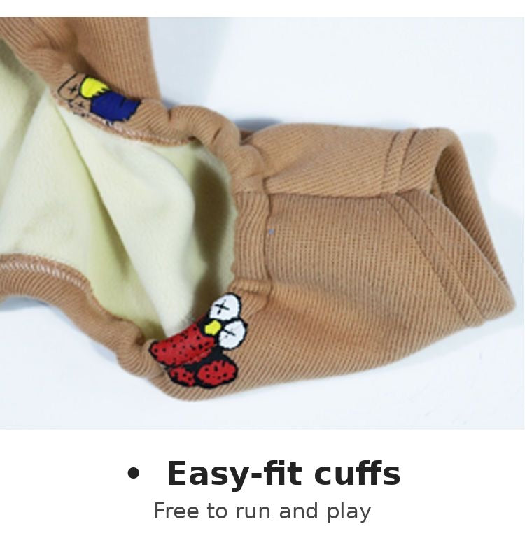 Easy-fit cuffs — soft unrestricted sleeve openings for free movement