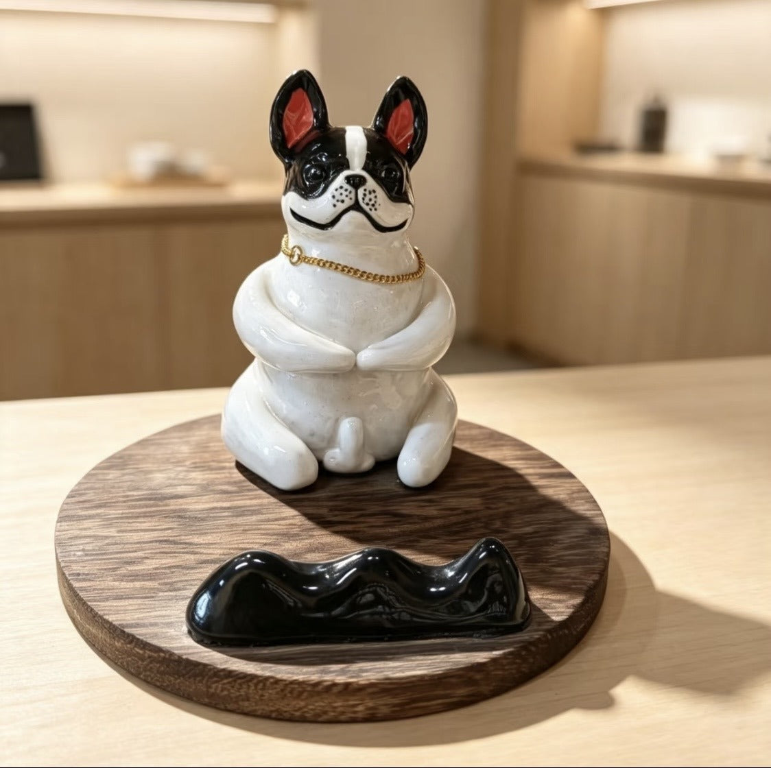 Frenchie Ceramic Phone Stand — Cheeky Novelty
